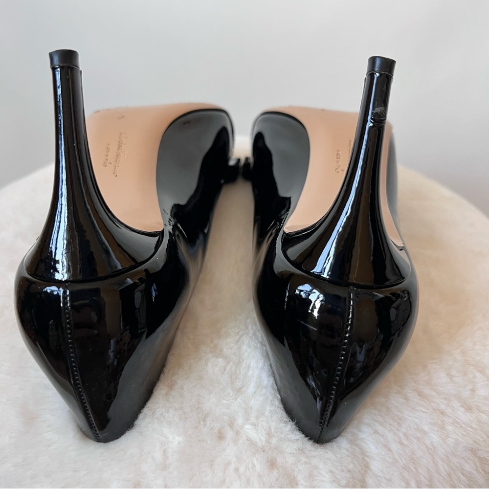 Salvatore Ferragamo Black High Heel Pumps size 6 - Picture 4 of 16